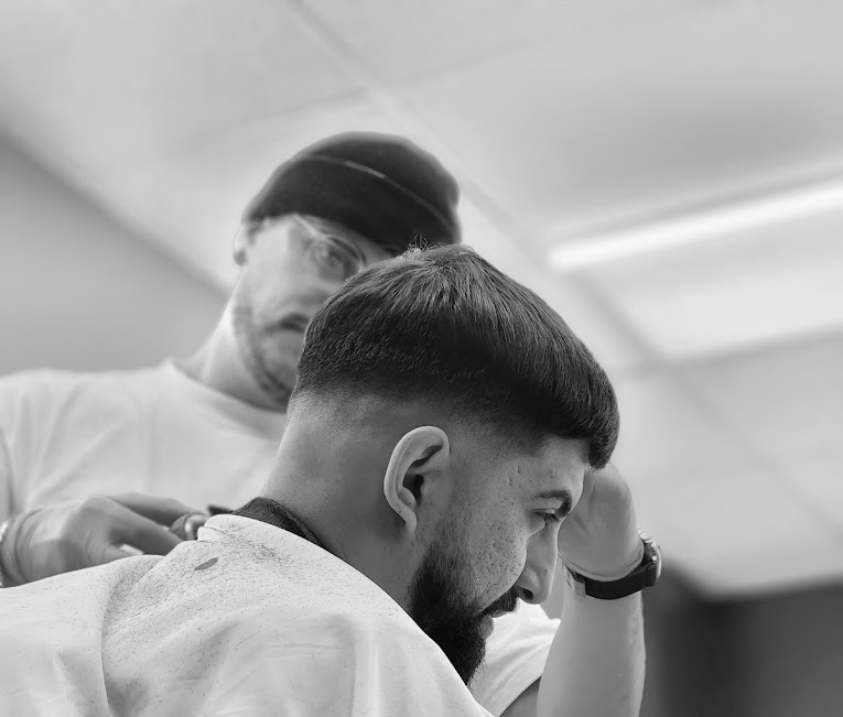 Expert barber at work in Denver’s GAB Barber Studio